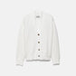 Cardigan in maglia con scollo a V e bottoni a contrasto