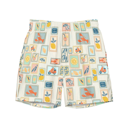 Costume da bagno corto da uomo Cartolina dall’Italia