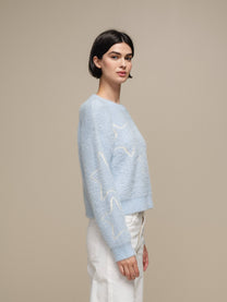 Maglione in maglia morbida con stelle