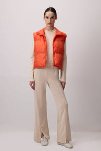 Gilet imbottito con zip