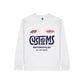 T-shirt Oversize a Maniche Lunghe con Stampa Motorcycles
