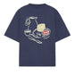 T-shirt Xantar in cotone biologico blu navy