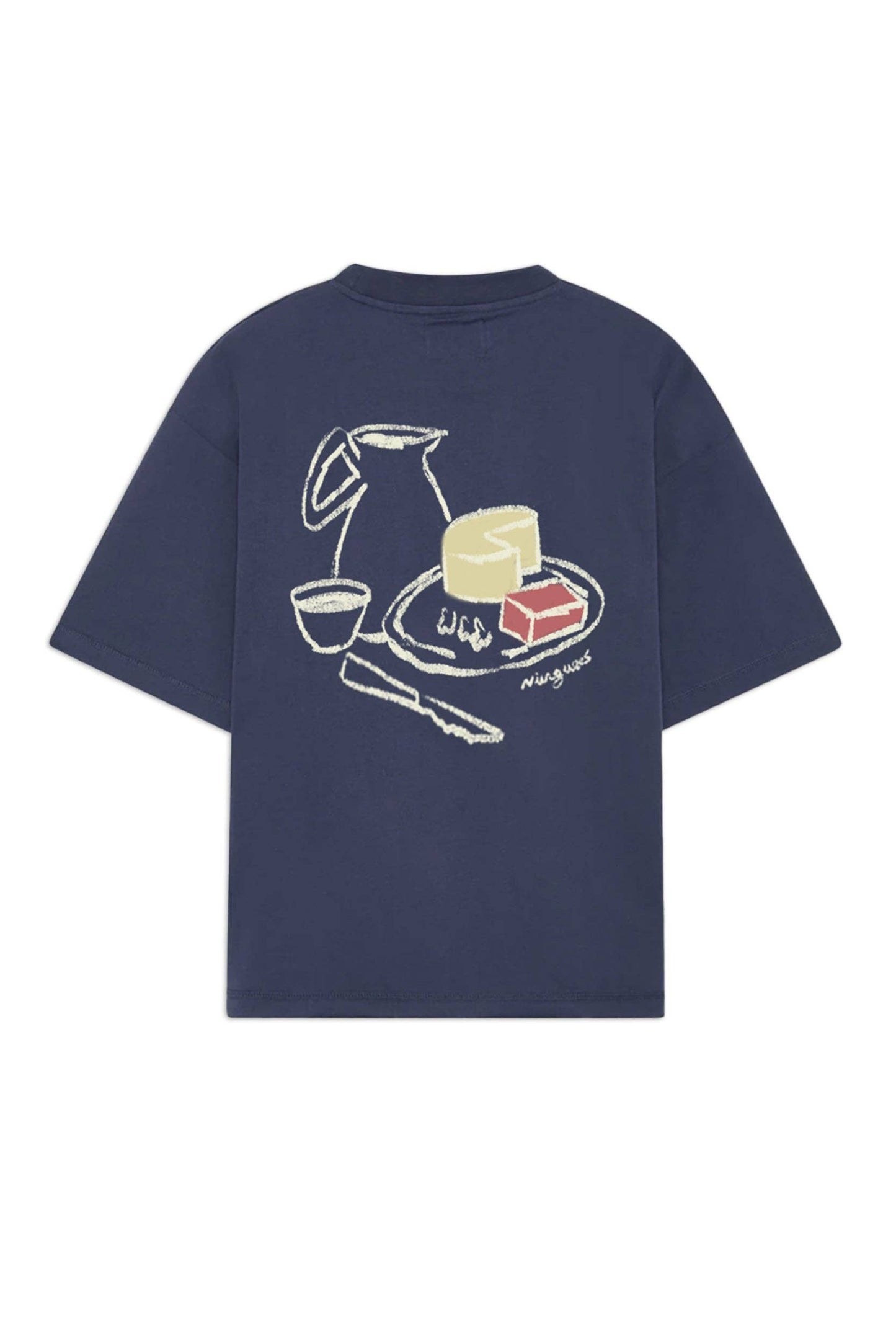 T-shirt Xantar in cotone biologico blu navy