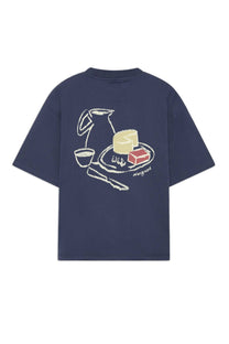 T-shirt Xantar in cotone biologico blu navy