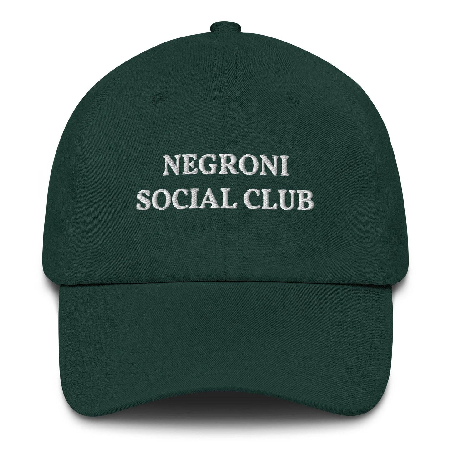 Cappellino da baseball ricamato Negroni Social Club