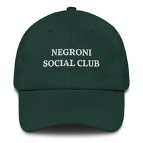 Cappellino da baseball ricamato Negroni Social Club