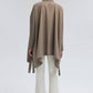Camicia oversize con nastro laterale