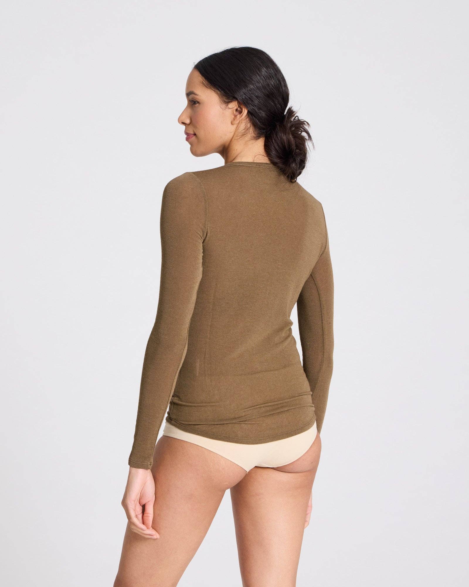 Maglia Thyra in lana con tasca a marsupio