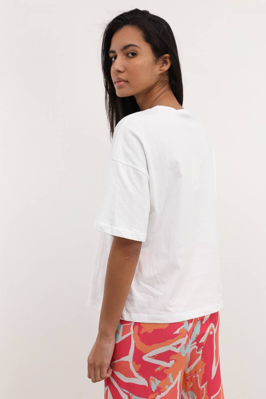 T-shirt Tunis con stampa estiva