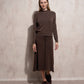 Maglione in maglia girocollo da donna