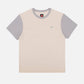 T-shirt uomo color block in cotone organico