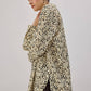 Camicia oversize a stampa mini leopardata