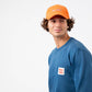 Cappellino arancione in velluto