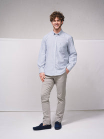 Camicia a righe regular fit