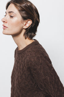 Maglione a maglia strutturata