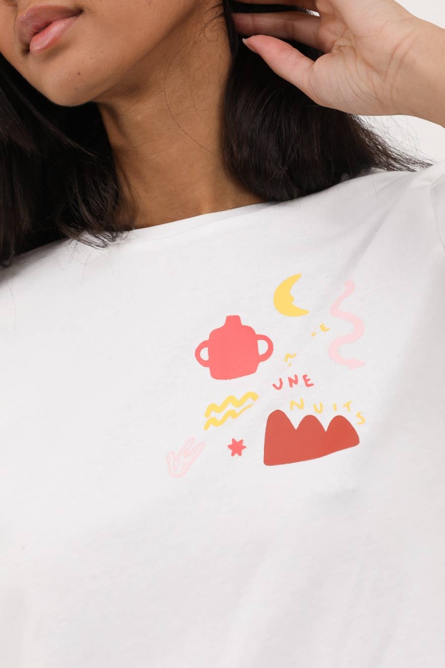 T-shirt Taha con stampa ispirata a Le mille e una notte