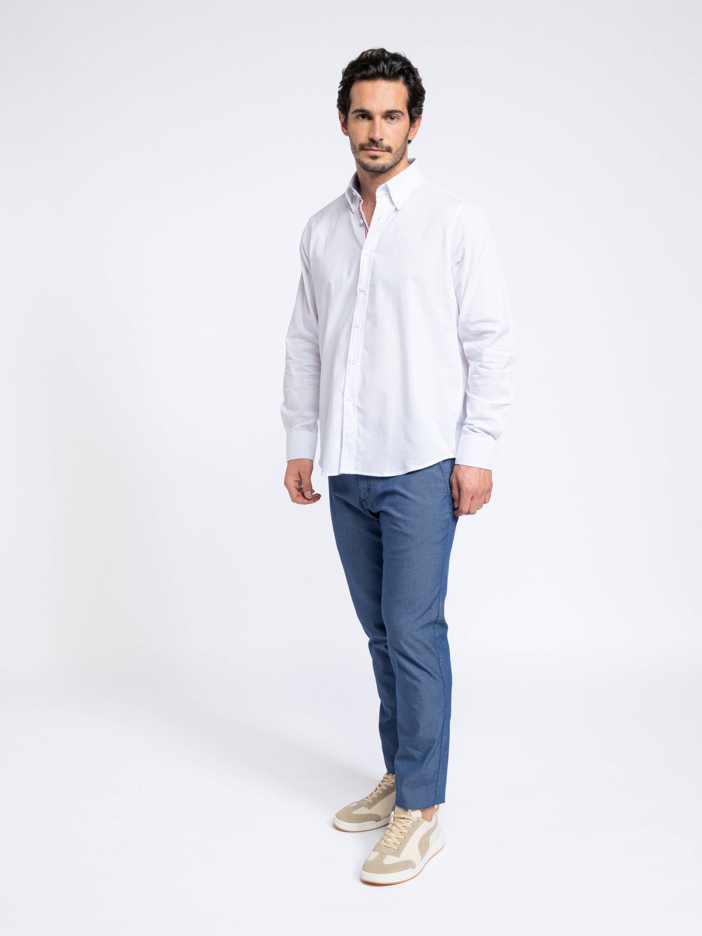 Jeans crema da uomo SMF