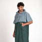 Poncho surf in cotone biologico Sunset Verde