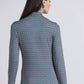 Top a maniche lunghe con collo alto