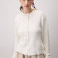 Cardigan basic in maglia con bottoni