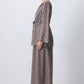 Set kimono e pantaloni culotte a fantasia