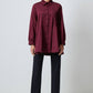 Camicia lunga con orlo a balze