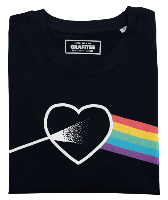 T-shirt unisex Love arcobaleno con stampa grafica