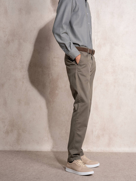 Pantaloni chino da uomo beige