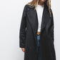 Cappotto doppiopetto con cintura