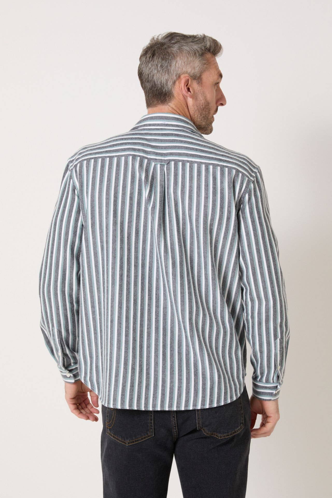 Camicia Jakarta a Righe in Oxford di Cotone