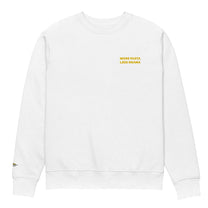 Felpa organica unisex “More Pasta Less Drama” ricamata