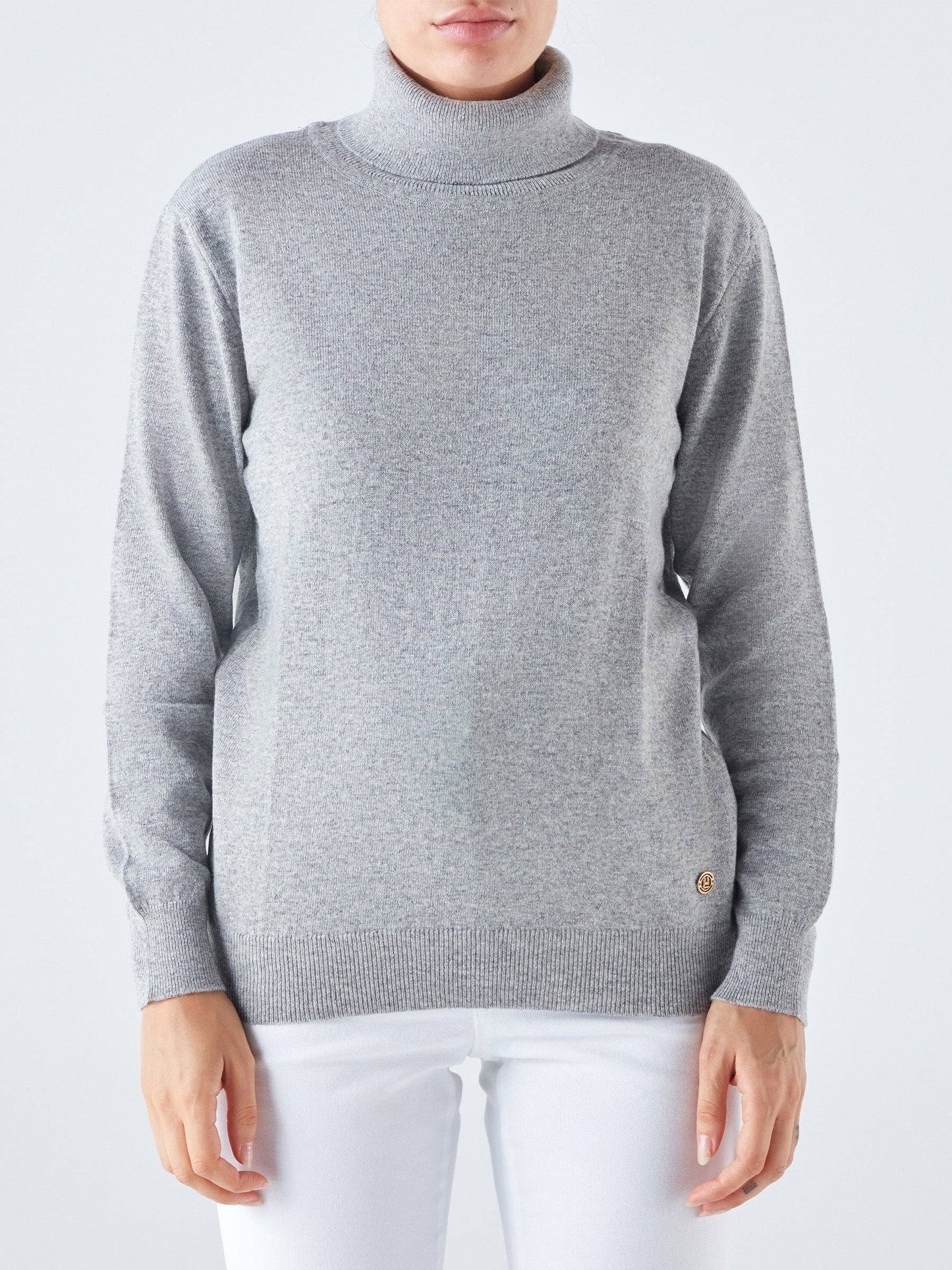 Maglia dolcevita in misto lana e cashmere