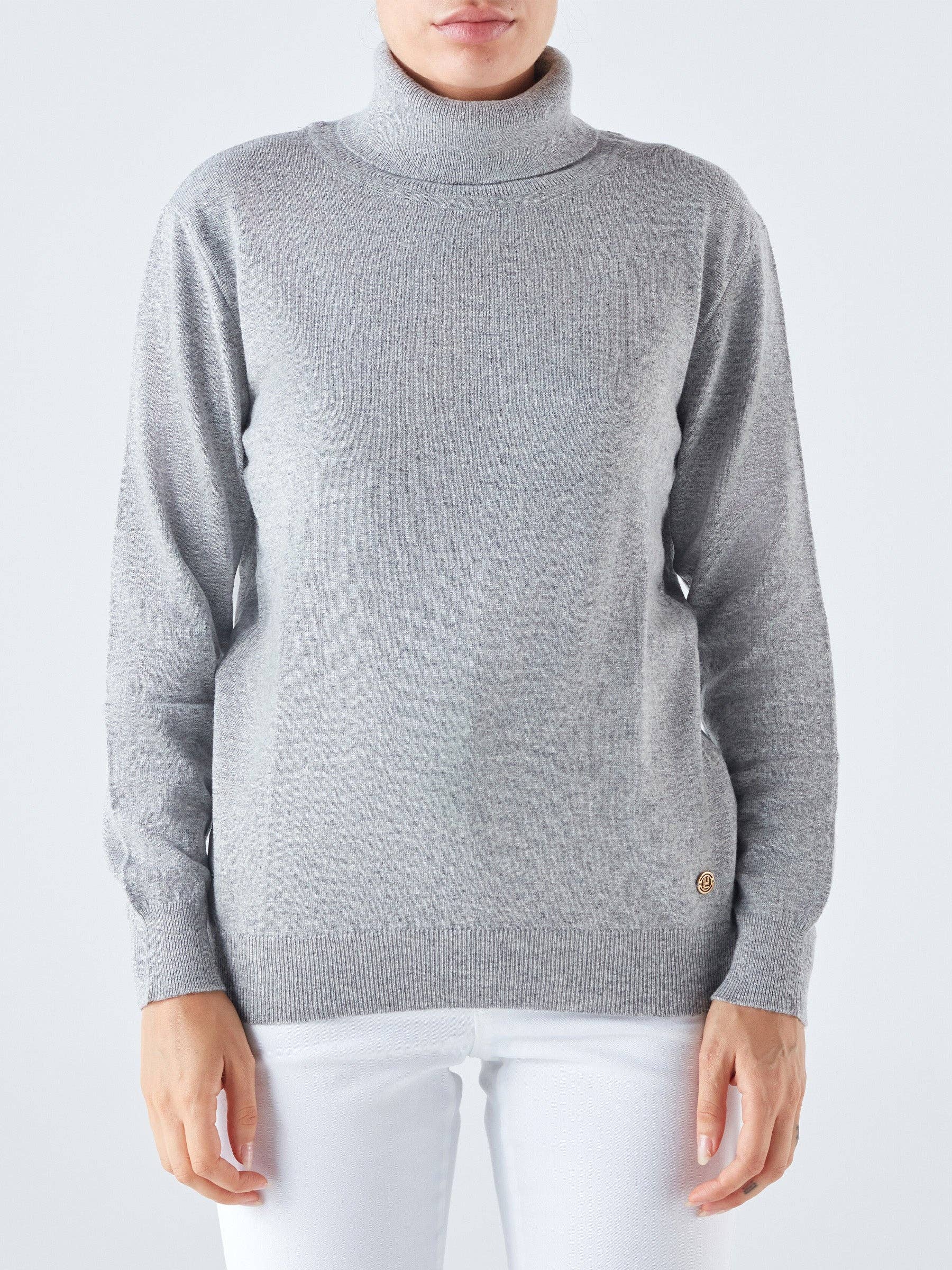 Maglia dolcevita in misto lana e cashmere