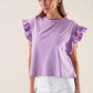 T-shirt We Are Instantes con maniche a volant