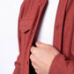 Sopracamicia in maglia antipiega bordeaux