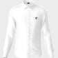 Camicia Oxford bianca antimacchia in cotone
