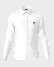 Camicia Oxford bianca antimacchia in cotone