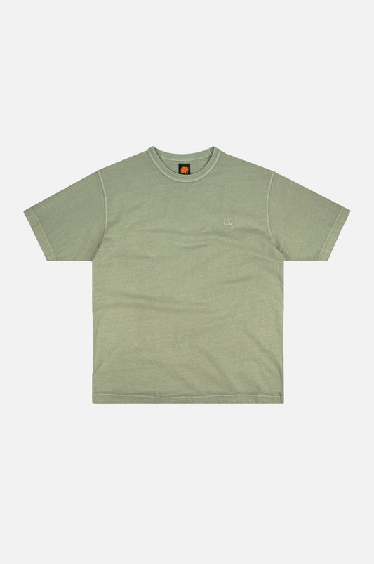 T-shirt oversize pesante Essential pigment verde reseda