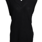 Gilet lungo in maglia di cotone
