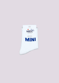 Calzini mini blu in cotone biologico