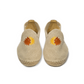 Espadrillas mediterranee in lino con ricamo sole