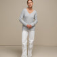Maglione in maglia con scollo a V