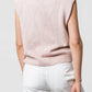 Gilet in maglia con spalle strutturate