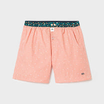 Boxer a righe rosa in cotone biologico