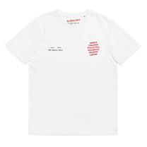 T-shirt unisex in cotone biologico con stampa Spritz e Dolce Vita