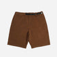 Pantaloncini da arrampicata in cotone Ecodye color caramello