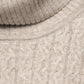 Maglione dolcevita in maglia strutturata