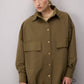 Giacca oversize con coulisse