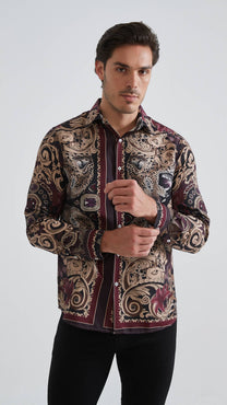 Camicia Uomo Fantasia Comfort Easy Iron