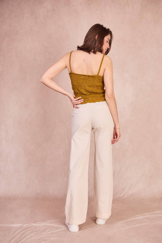 Pantaloni fluidi in cotone con coulisse Pouchka